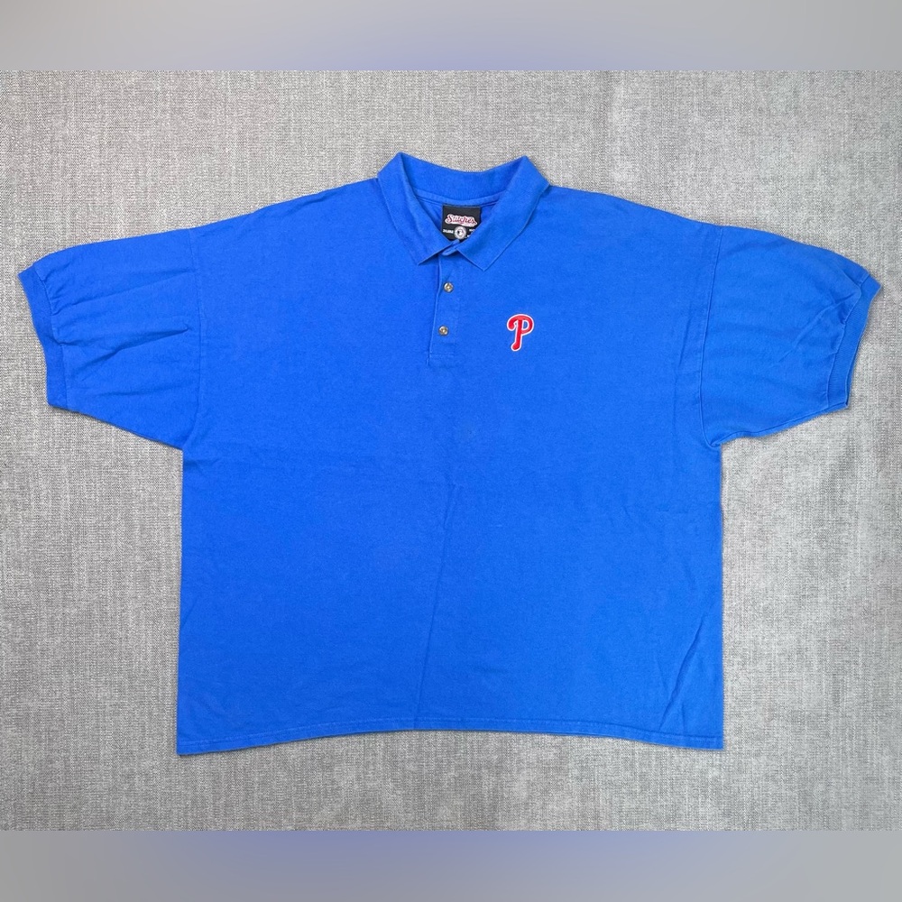 Men’s Stitches Athletic Gear Genuine merchandise Philadelphia Phillies Polo XXL